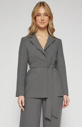 SOGNA COL Collared Blazer with Pockets  SJT394B